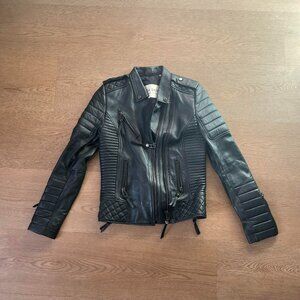 Boda Skins Kay Michaels Genuine Nappa Leather Biker Jacket
